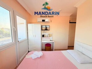 Basic Room, Balcony, Sea View | Desk, laptop workspace, free WiFi - Mandarin Beach Hotel ve Restaurant  (Menderes)