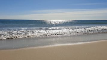 Vlak bij het strand