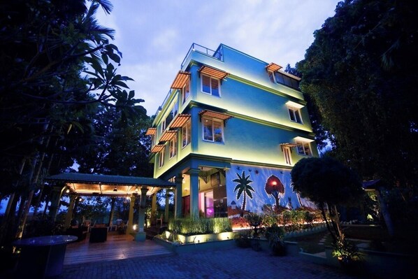 Façade de l’hébergement