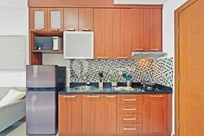 Appartement, 1 chambre, vue sur la ville | Cuisine privée