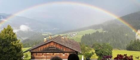 Blick von der Unterkunft