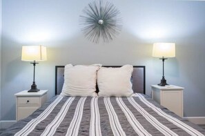 2 bedrooms, iron/ironing board, travel crib, WiFi