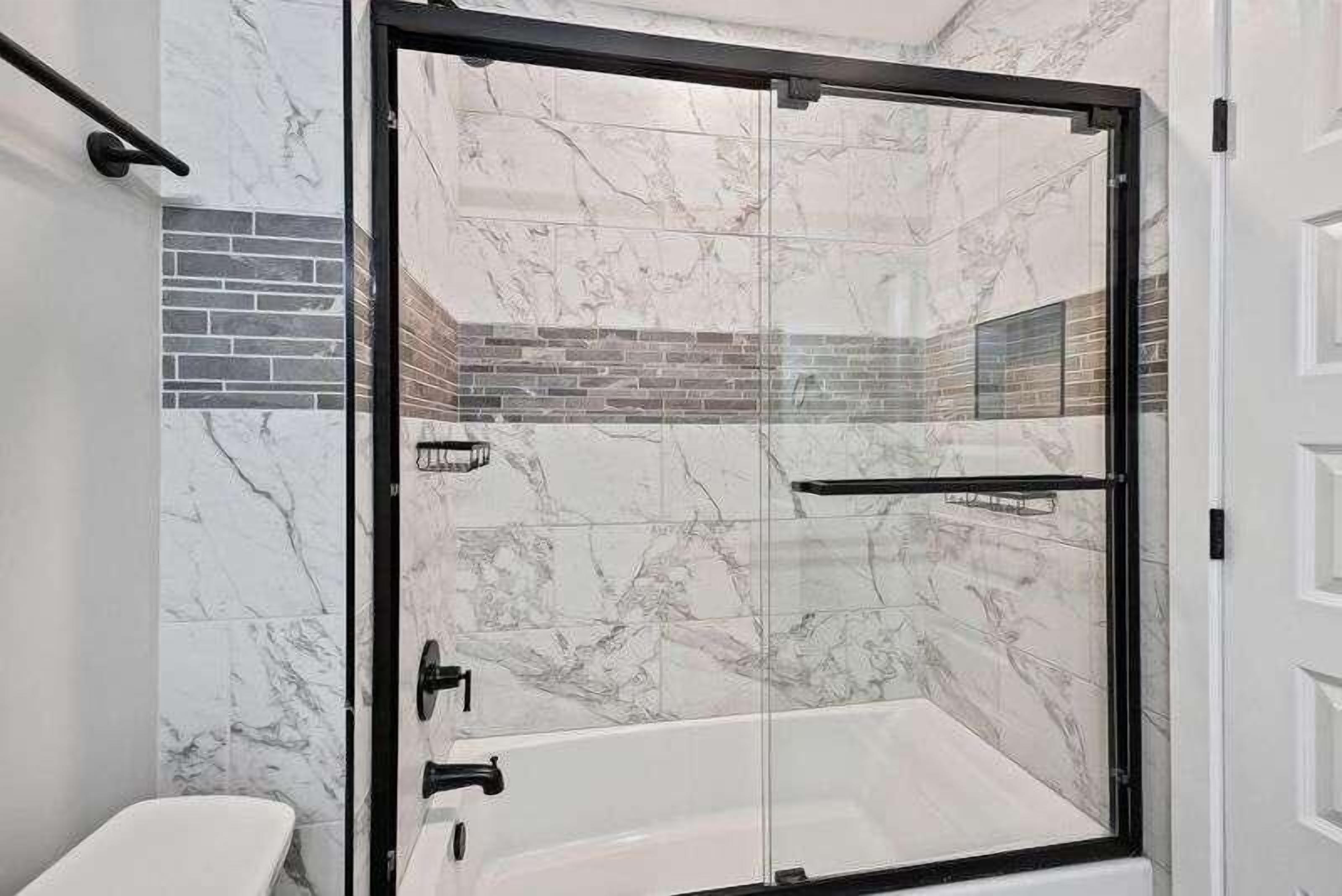 Shower, hair dryer