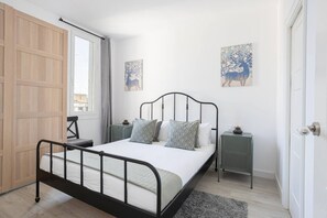 1 bedroom, iron/ironing board, travel crib, free WiFi