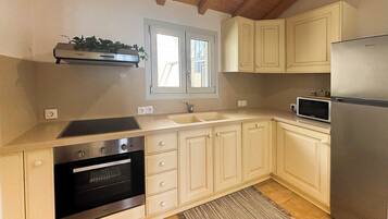 Căn hộ, quang cảnh bãi biển | Bếp riêng