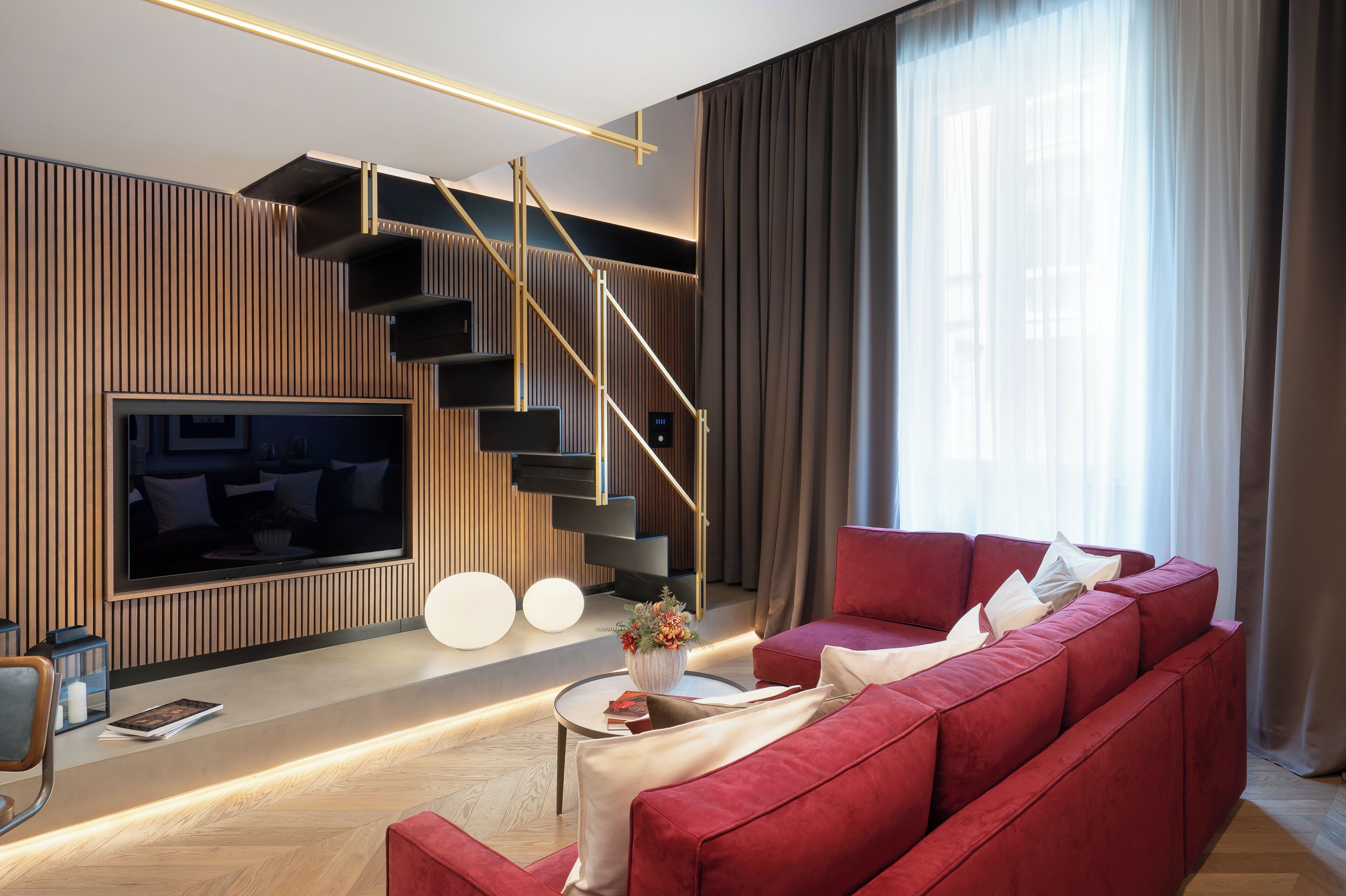 Lyxlägenhet | Vardagsrum