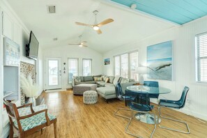 TV, DVD player, offices