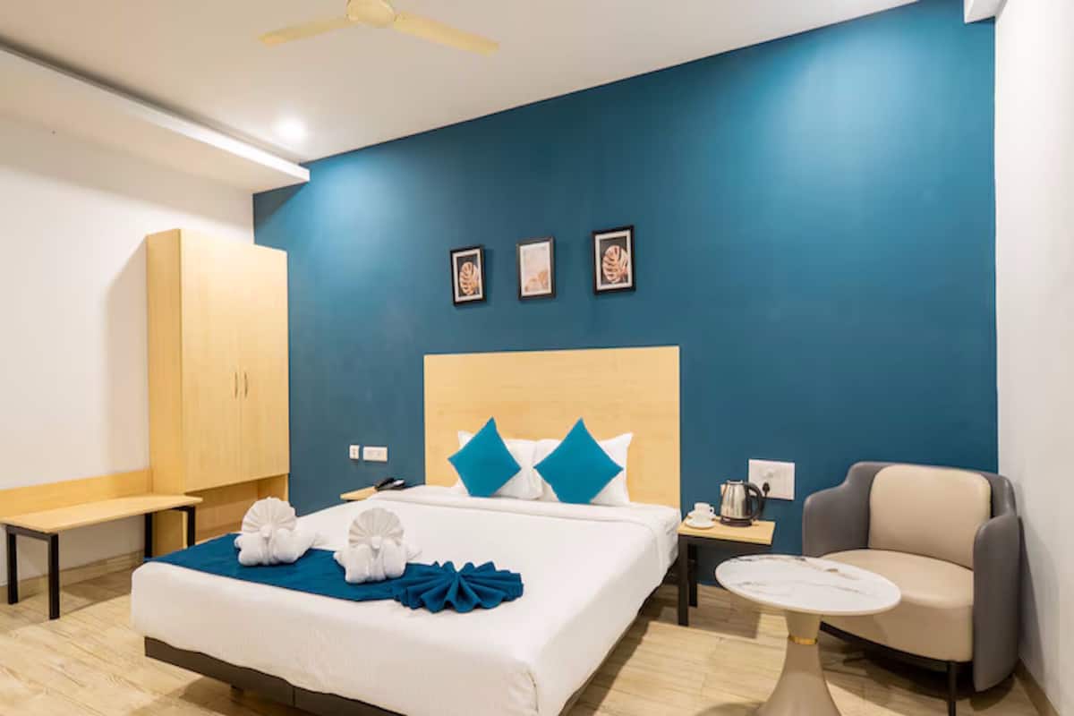 Chambre Deluxe double, 1 lit double, non-fumeur | AccĂšs au Wi-Fi (inclus), literie fournie