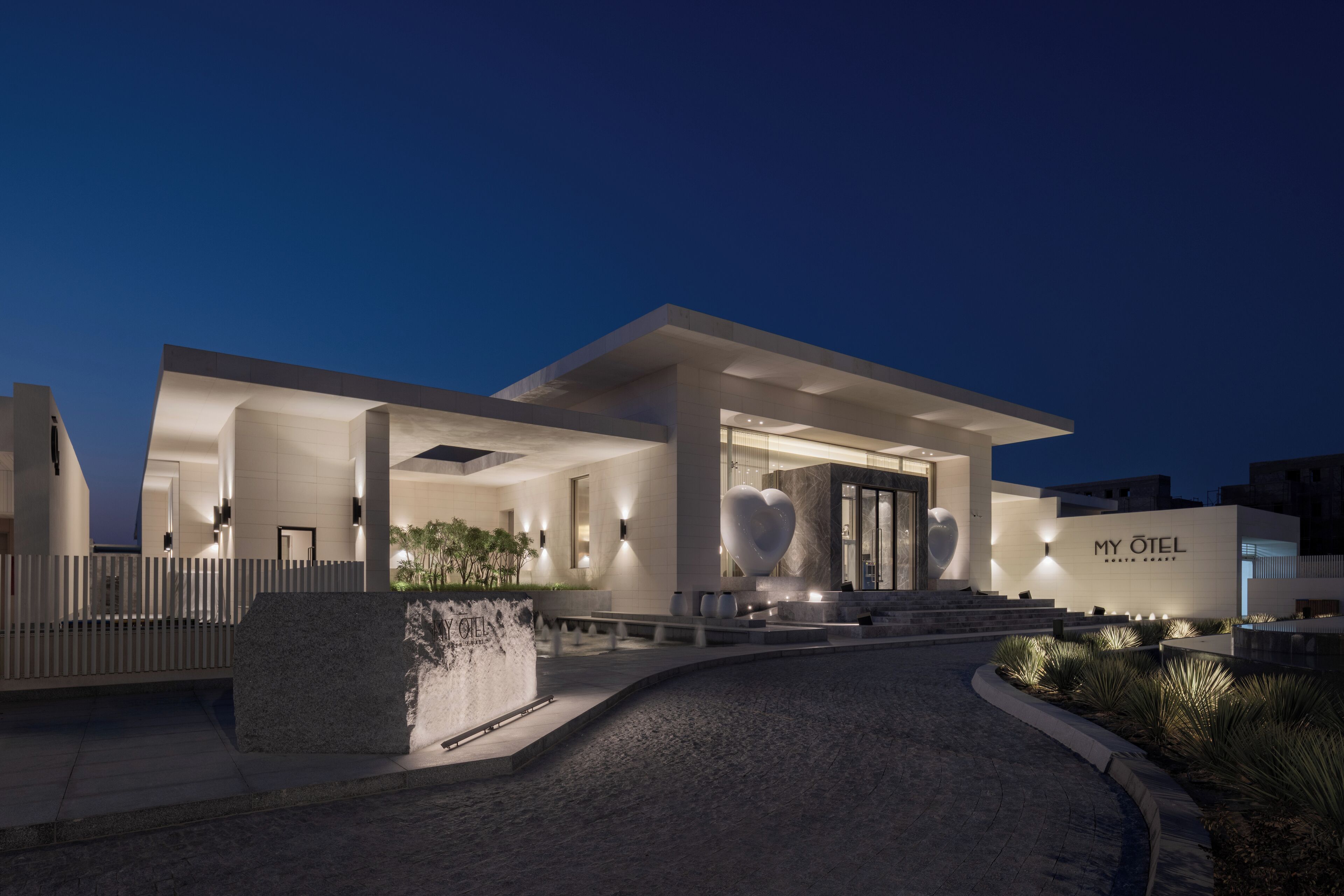 Entrada de la propiedad