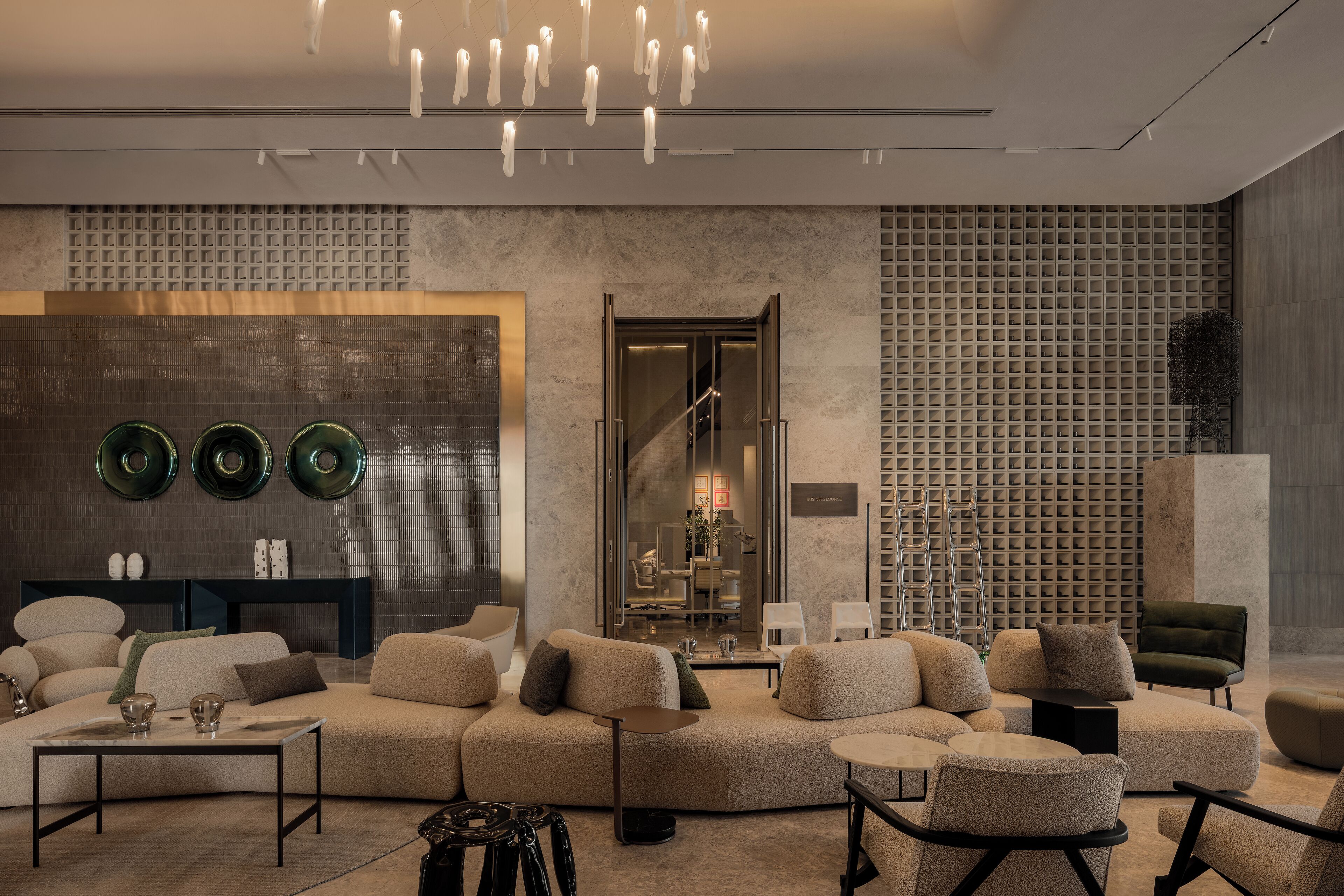 Zona de estar del vestíbulo