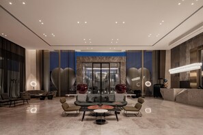 Sitteområde i lobbyen