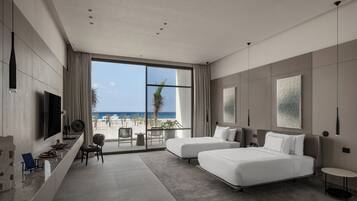 Egyptian cotton sheets, premium bedding, down duvets, memory-foam beds