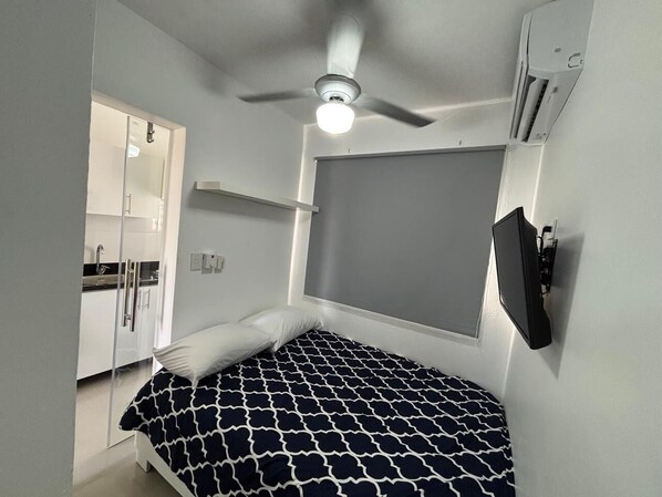 Blackout curtains, soundproofing, free WiFi - Estudio centrico (Santiago de los Caballeros)