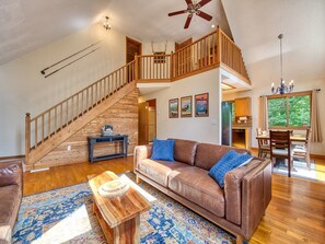 TV, fireplace, table football