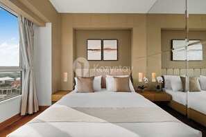 Appartement, 2 chambres, vue ville | Vue de la chambre