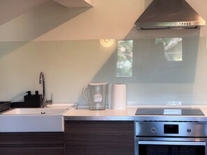 Căn hộ Superior, máy điều hòa, quang cảnh thành phố | Bếp riêng