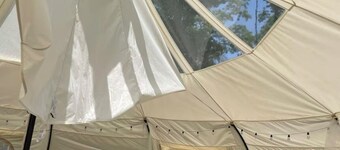 Romantic glamping on a 60 acre horse farm.