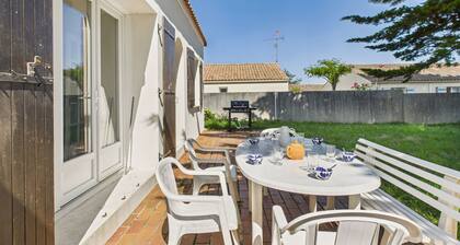 Jardin, 800m de la plage, maison pour 6