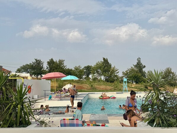 Seasonal outdoor pool