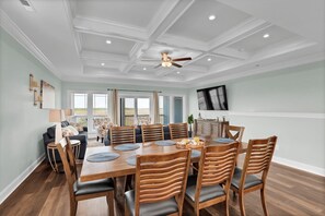 Dining - 6 Bedrooms, New Construction, Ocean and Sound Views (North Topsail Beach)