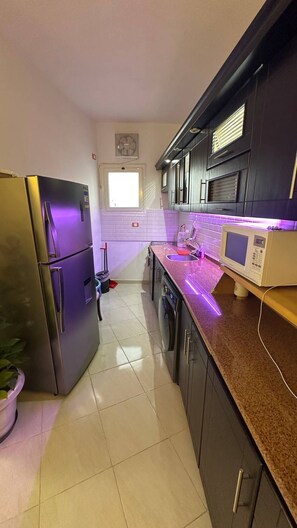 Appartement, 2 chambres, accessible aux personnes à mobilité réduite, fumeurs | Cuisine privée
