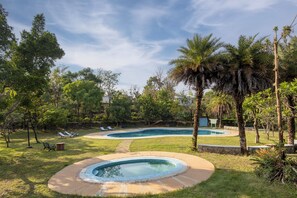 Seasonal outdoor pool