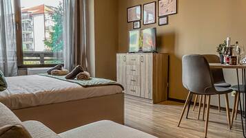1 Schlafzimmer, Bügeleisen/Bügelbrett, kostenloses WLAN, Bettwäsche