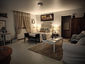 1 غرفة نوم وواي فاي وملاءات أسرّة