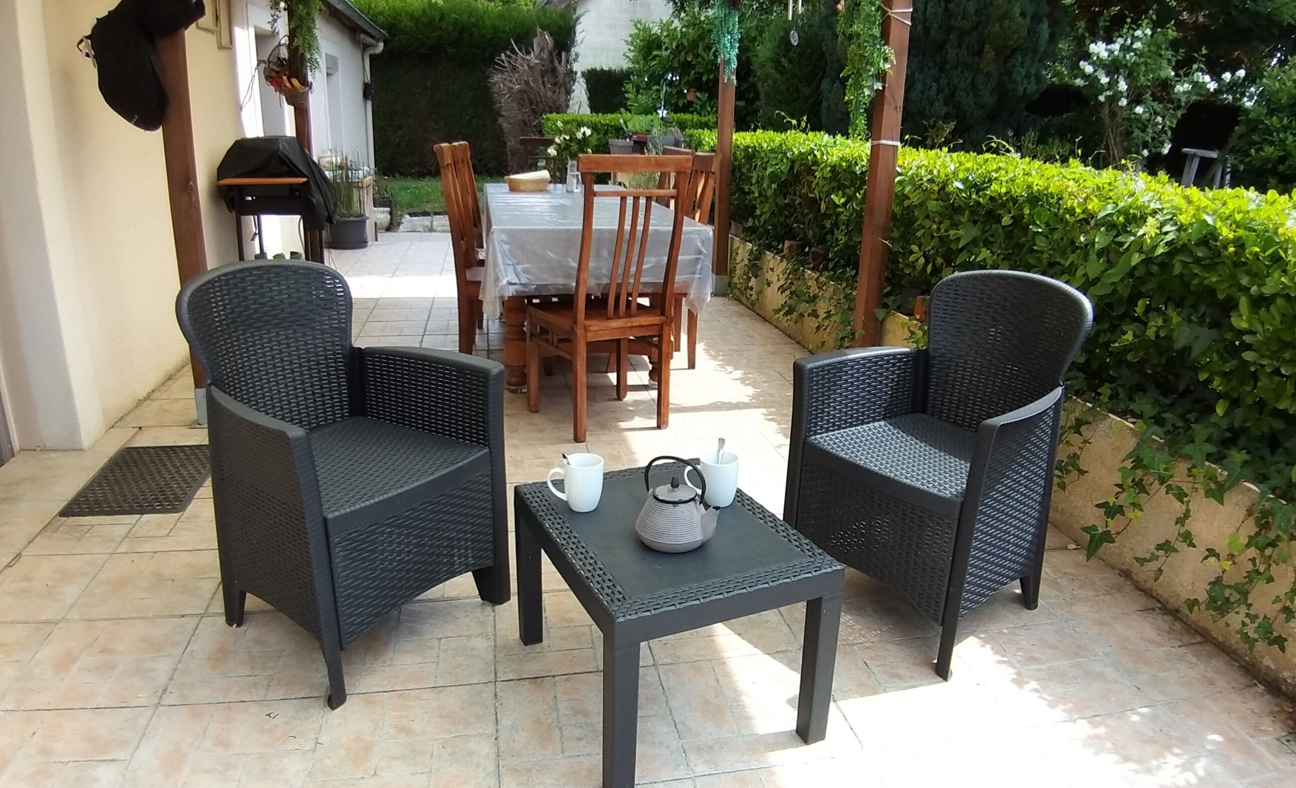 Standard Double or Twin Room, Garden View | Terrace/patio