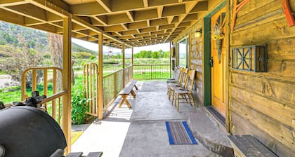 5 Mi to Navajo State Park: Riverfront Cabin!