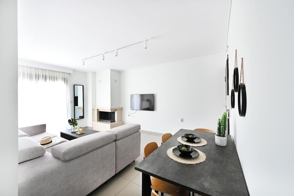 Deluxe appartement, balkon | Woonruimte