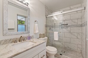 Shower, hair dryer
