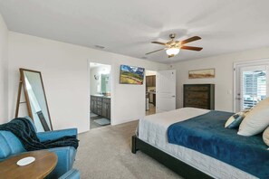 4 bedrooms, iron/ironing board, travel cot, WiFi