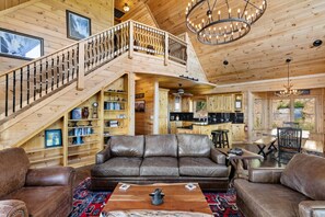 Smart TV, fireplace, video games, ping pong