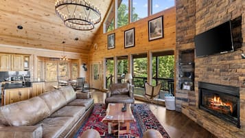 Smart TV, fireplace, video games, table tennis