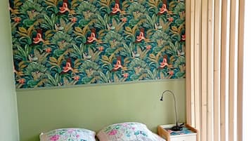 1 habitación y ropa de cama