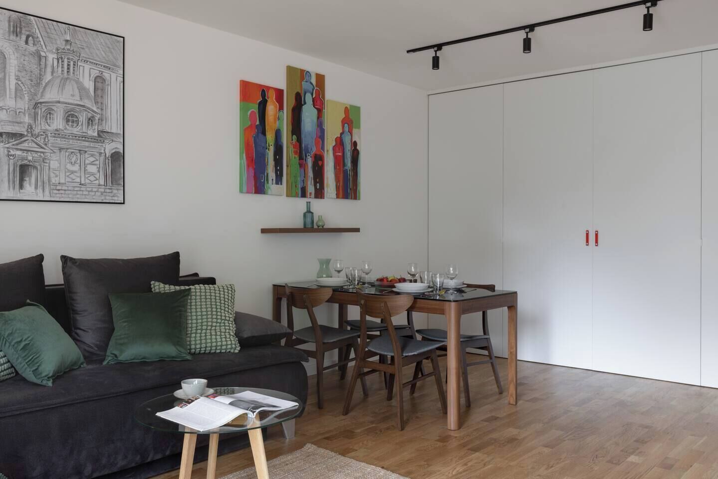 Departamento Confort, 1 cama Queen size y sofá cama | Sala de estar