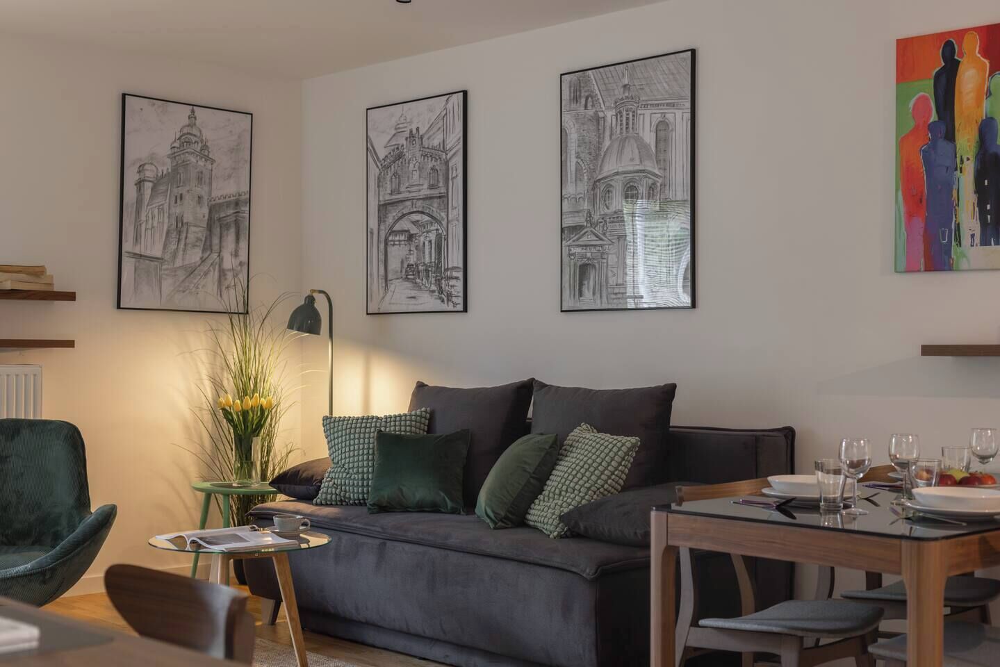 Appartement Confort, 1 grand lit et 1 canapé-lit | Salle de séjour