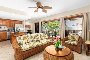 Condo, 2 Bedrooms | Living area - Big Island Kona Plaza 301 2 Bedroom Condo (Kailua-Kona)