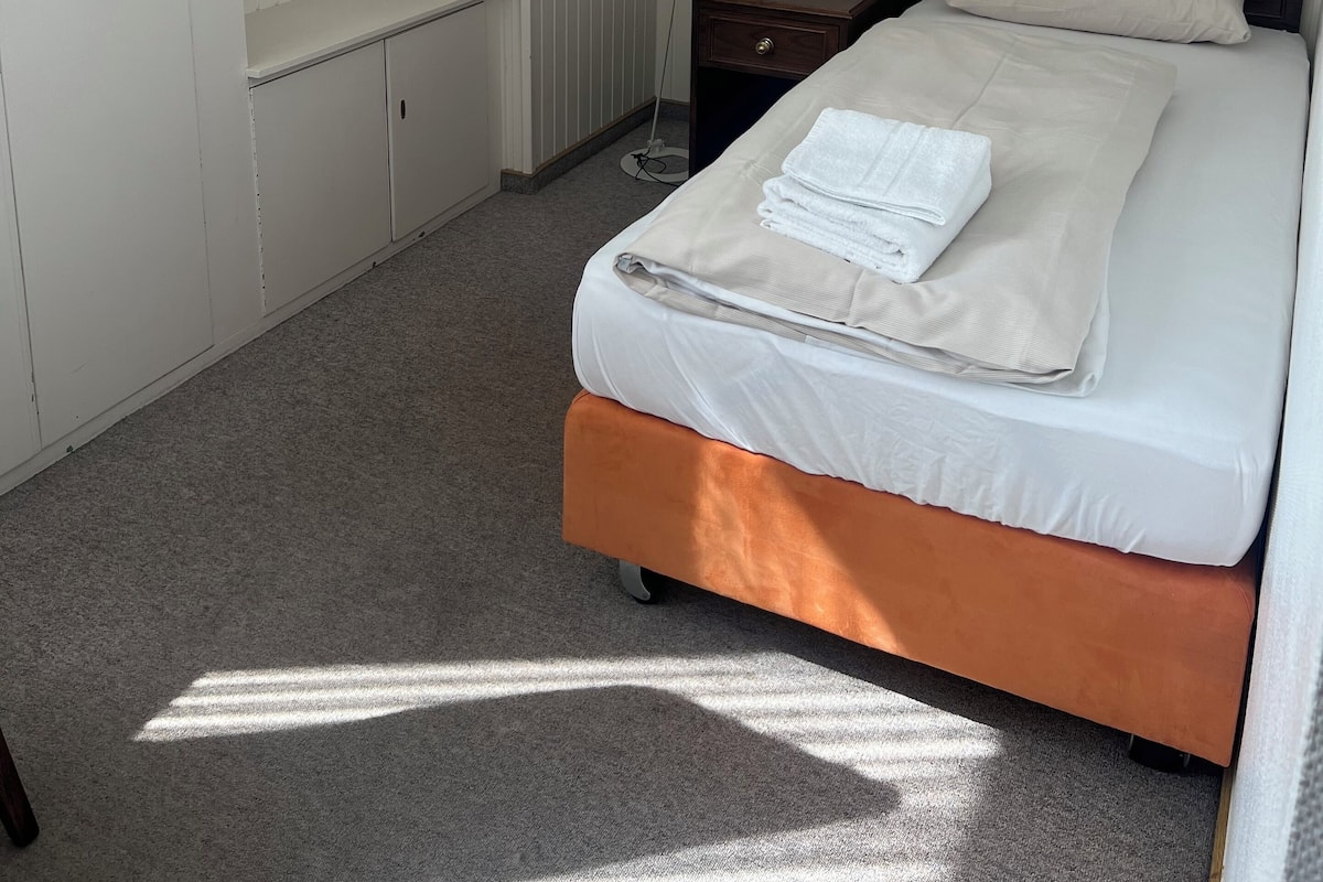 Chambre Simple | Bureau, espace de travail pour ordinateur portable, Wi-Fi gratuit