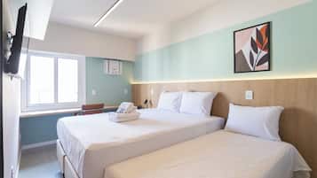 Leilighet | 1 soverom, blendingsgardiner, strykejern/-brett og wi-fi (inkludert)