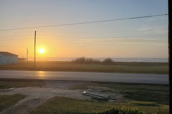 sunrise view from deck