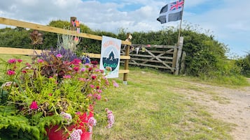 Overnatningsstedets område