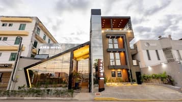 Majoituspaikan julkisivu