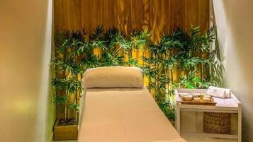 Body treatments, aromatherapy, deep-tissue massages, sports massages