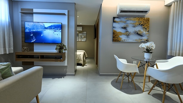 Basic Apartment, 1 Bedroom | Living area - ABIBA Apart-Hotel & SPA (Asunción)