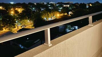 Uitzicht vanaf balkon