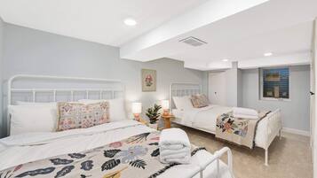 4 bedrooms, iron/ironing board, travel crib, WiFi