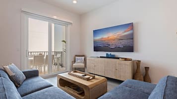 Televisión, mesa de ping pong