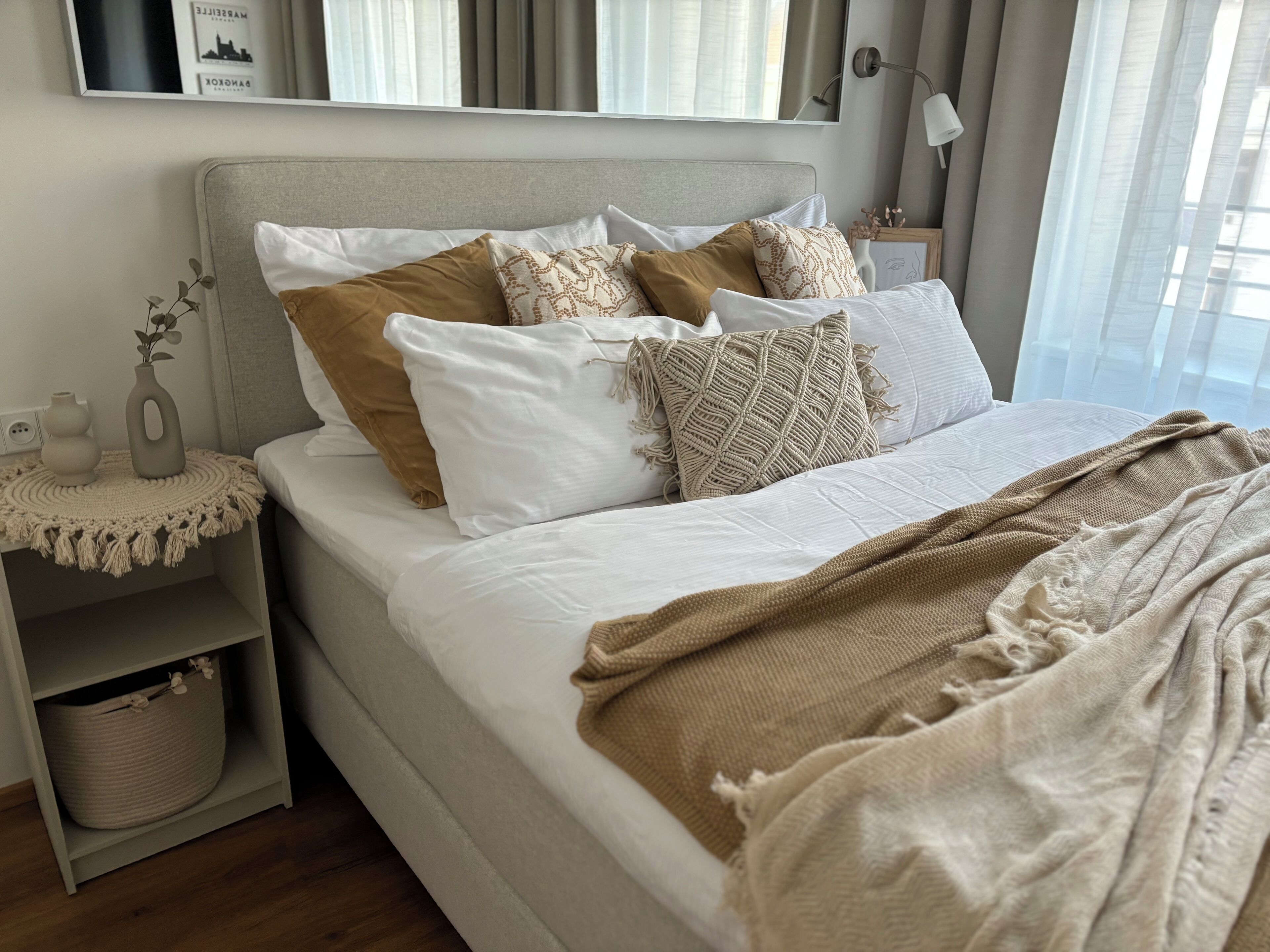 1 habitación, tabla de planchar con plancha, wifi y ropa de cama 